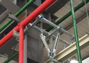 陈巴尔虎该抗震支架的整体式支吊架结构协调性好